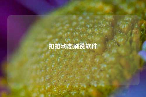 扣扣动态刷赞软件